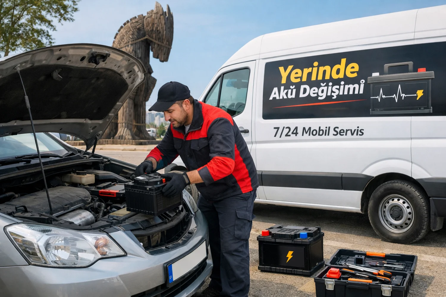 Yerinde Akü Değişimi Yerinde Akü Değişimi